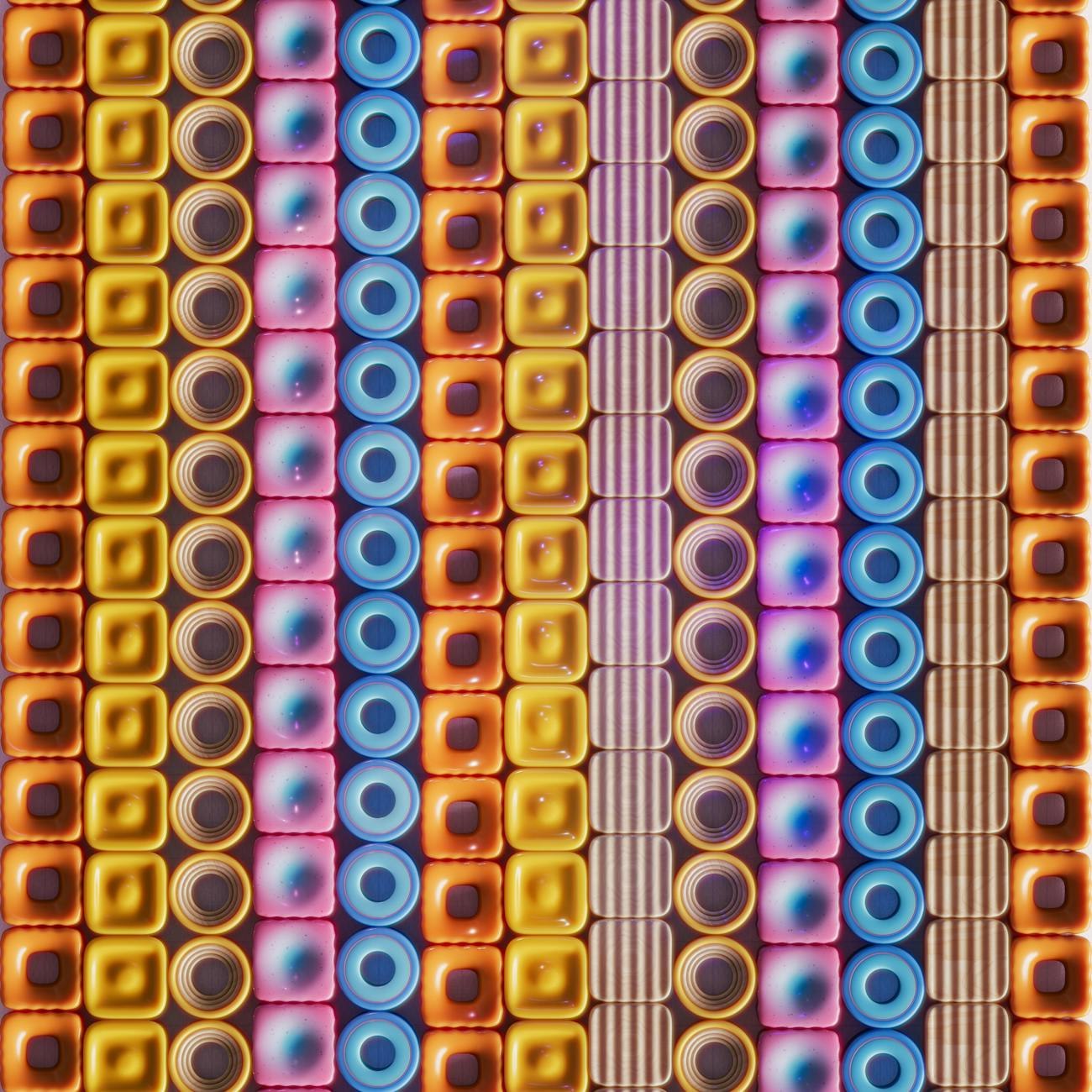 Fotografia flat-lay di campioni materiali e tessuti